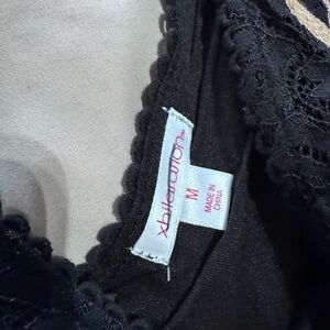 Xhilaration Midnight Black Lace Bralette